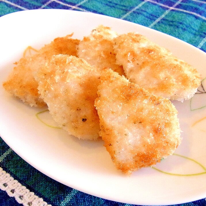 お弁当に★ささみのパン粉焼き